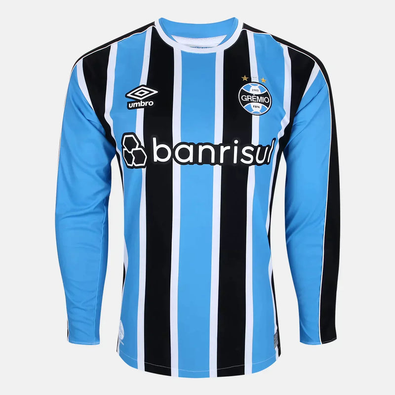 Camisa Masculina Manga Longa Grêmio I 2023/24 - Torcedor