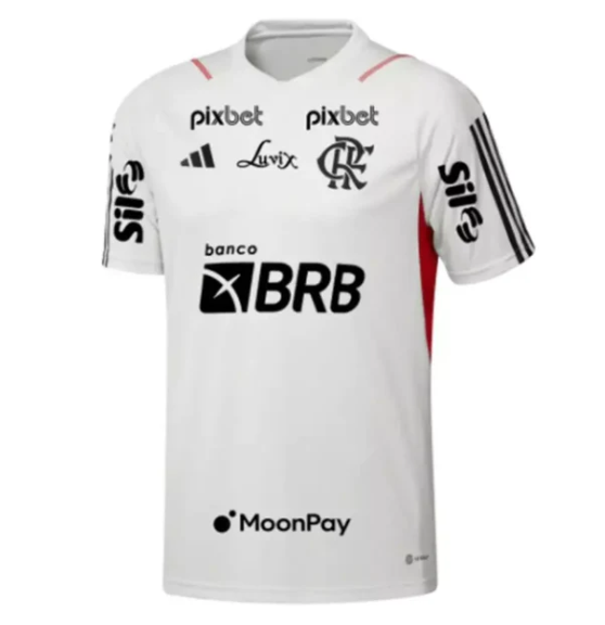 Camisa Masculina Flamengo Treino II Patrocínios