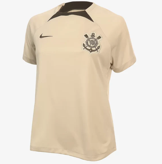 Camisa Feminina Corinthians 24 Bege
