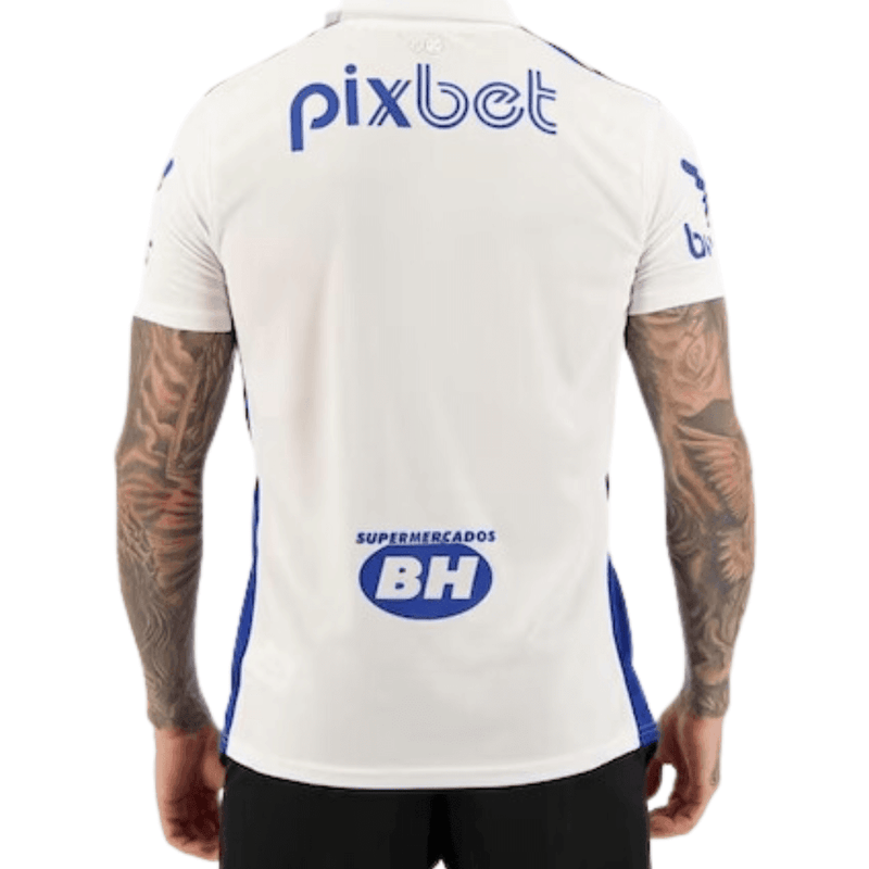 Camisa Cruzeiro 22/23 Polo Patrocinadores - Bassaga Imports